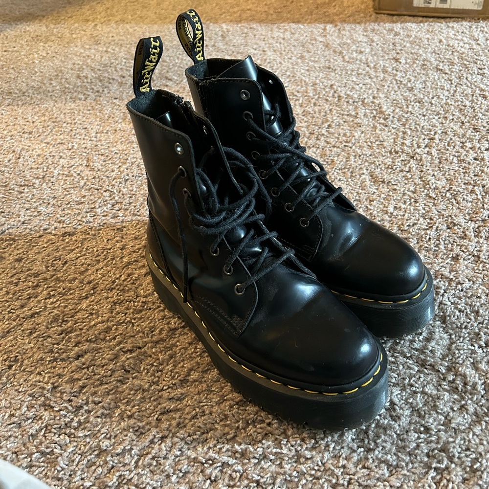 Dr. Martens Platform Boots Jadon Like New